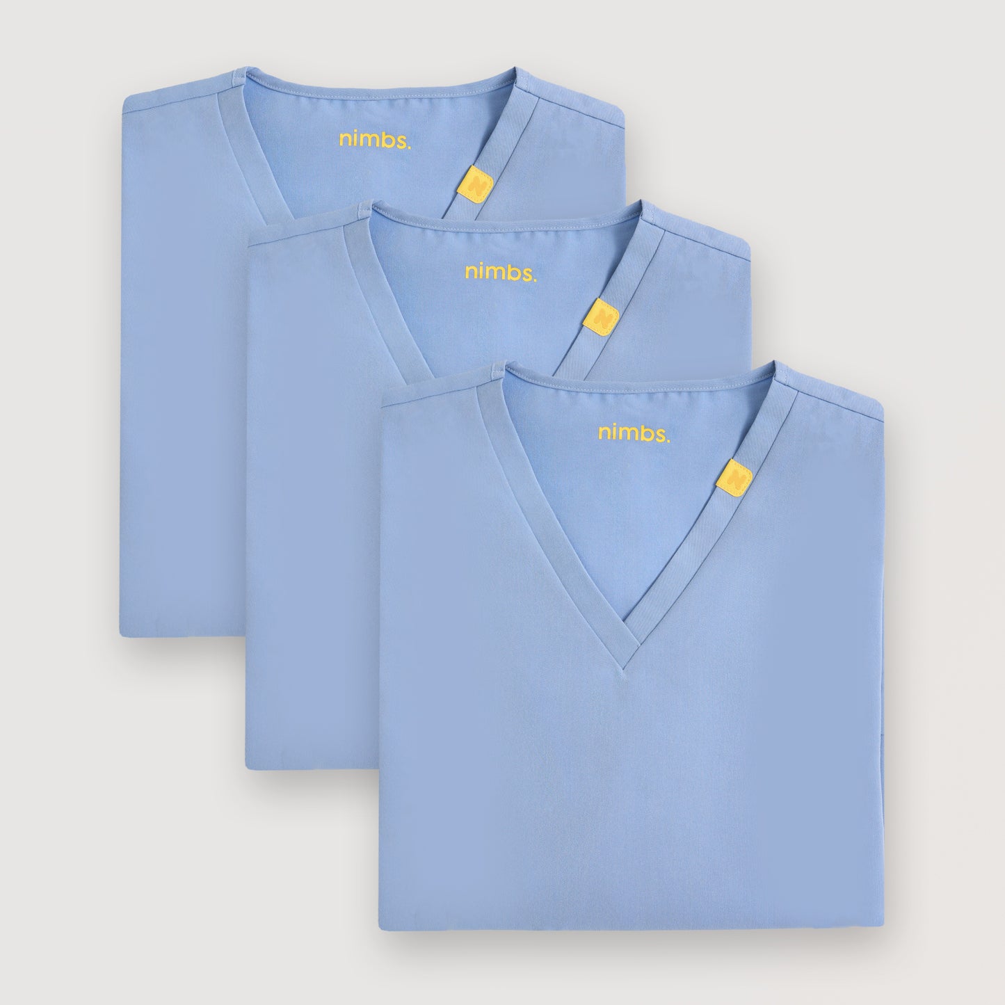 3-Pack Essential Scrub SET (Ceil Blue)