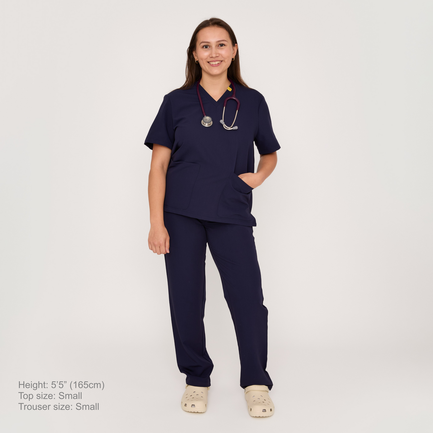 Unisex Classic Scrub TOP (Dark Blue)