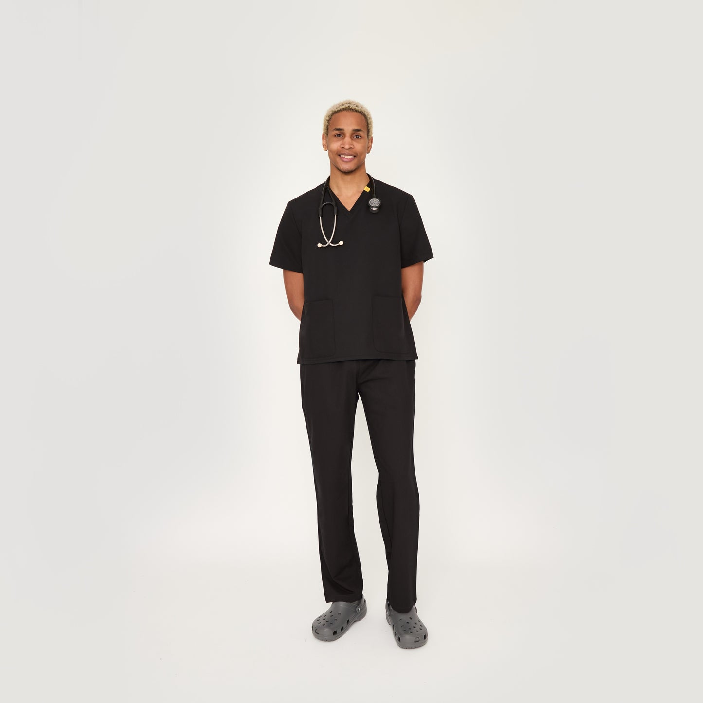 Unisex Classic Scrub SET (Jet Black)