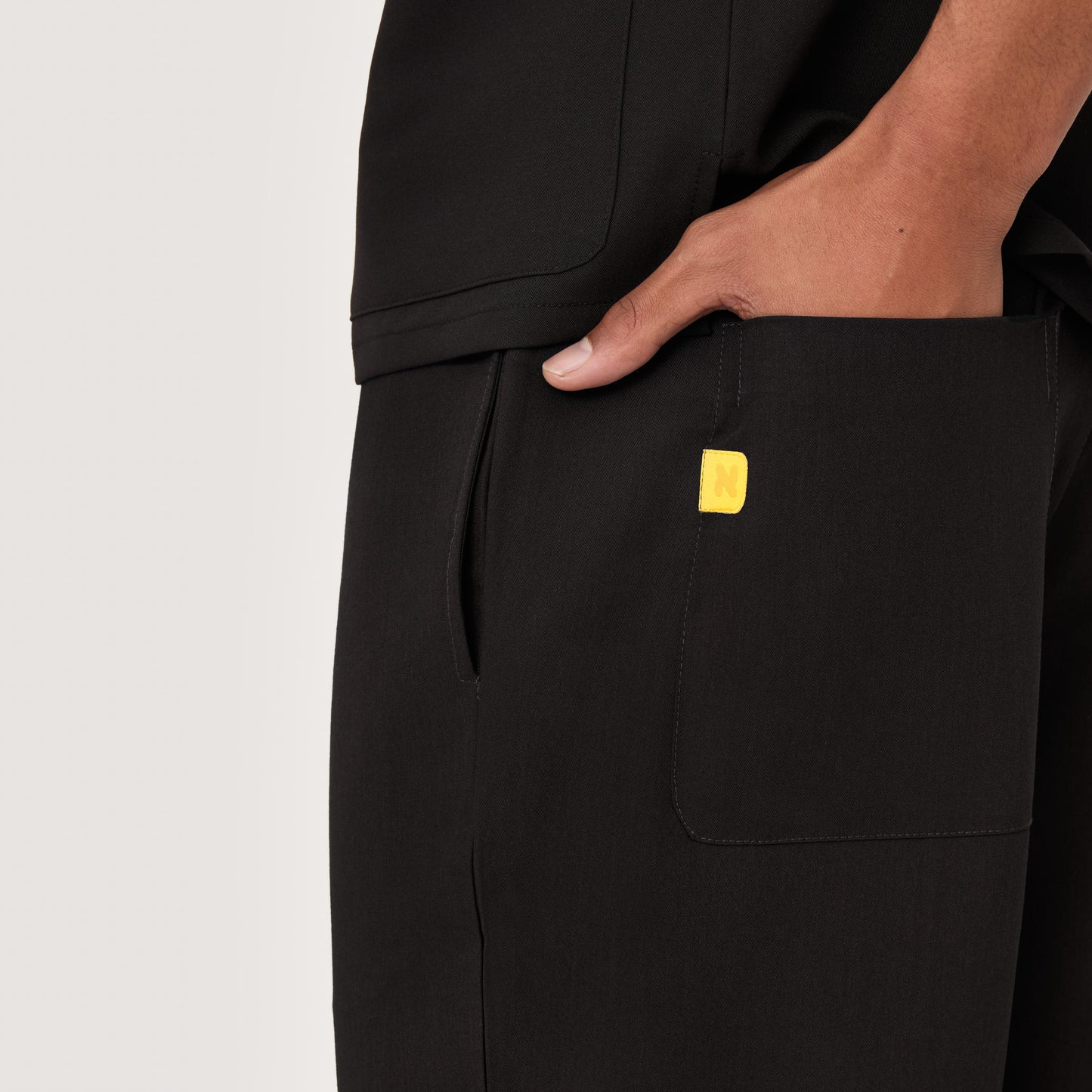 Unisex Classic Scrub SET (Jet Black)