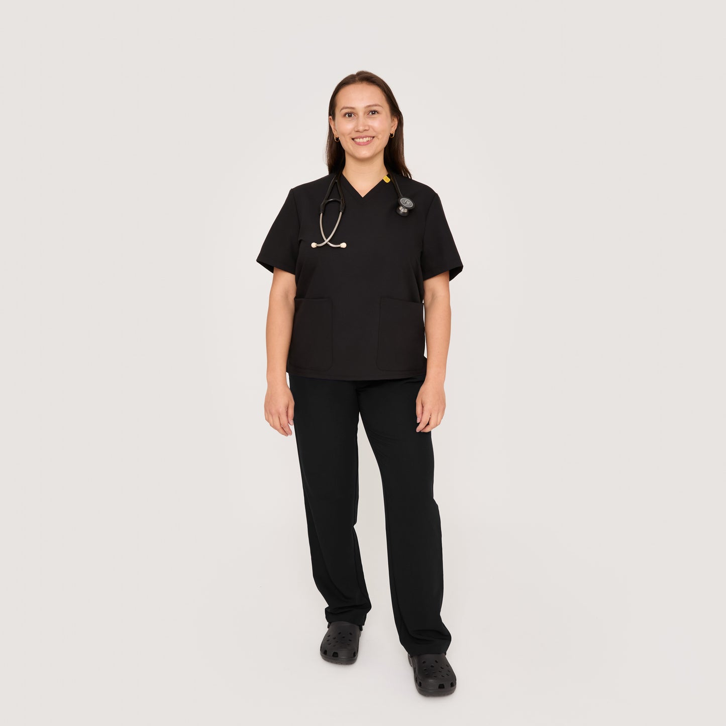 Unisex Classic Scrub SET (Jet Black)