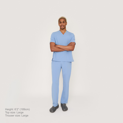 Unisex Classic Scrub SET (Ceil Blue)