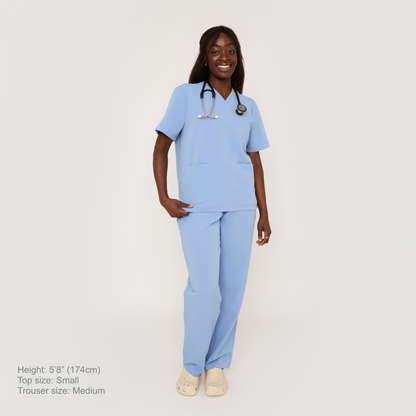 Unisex Classic Scrub SET (Ceil Blue)
