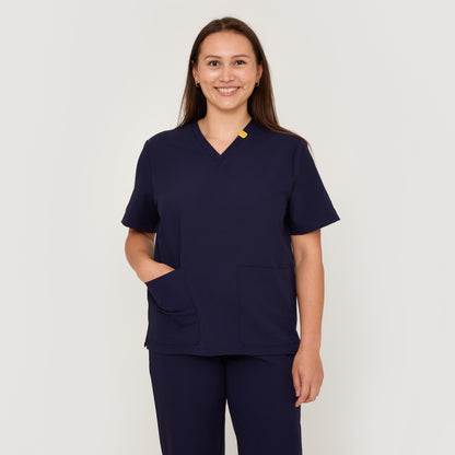 Unisex Classic Scrub TOP (Dark Blue)