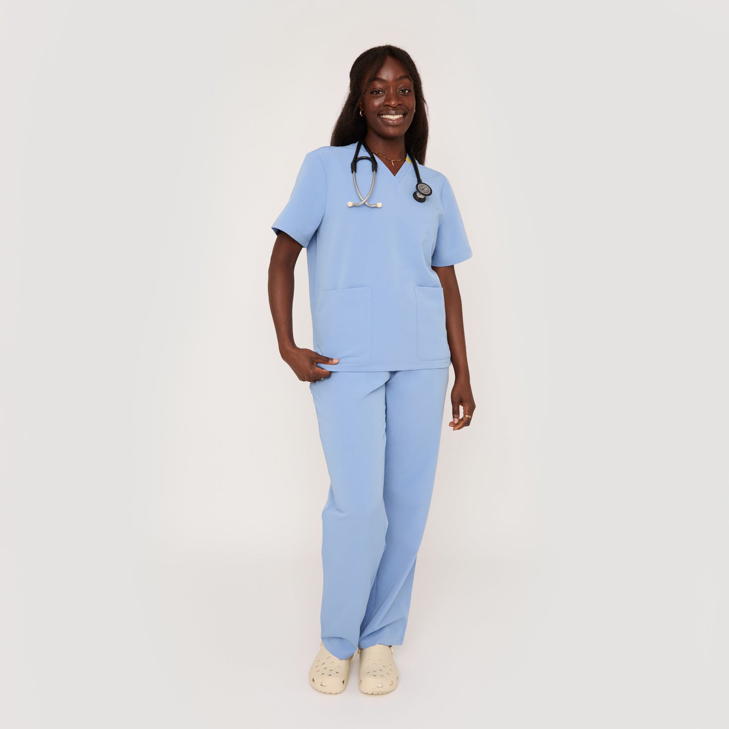 Unisex Classic Scrub SET (Ceil Blue)